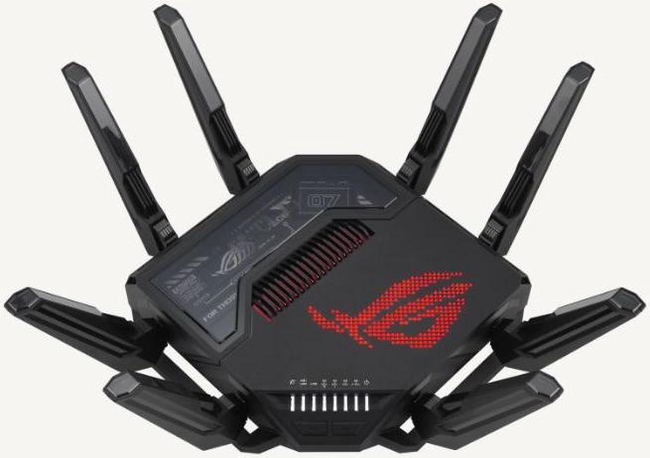Alt view image 4 of 8 - ASUS ROG Rapture GT-BE98 PRO First Quad-Band WiFi 7 Gaming Router supports 320MHz, Dual 10G Port, Triple-level Game Acceleration, Mobile Game Mode, Subscription-Free Security, AiMesh, and VPN features