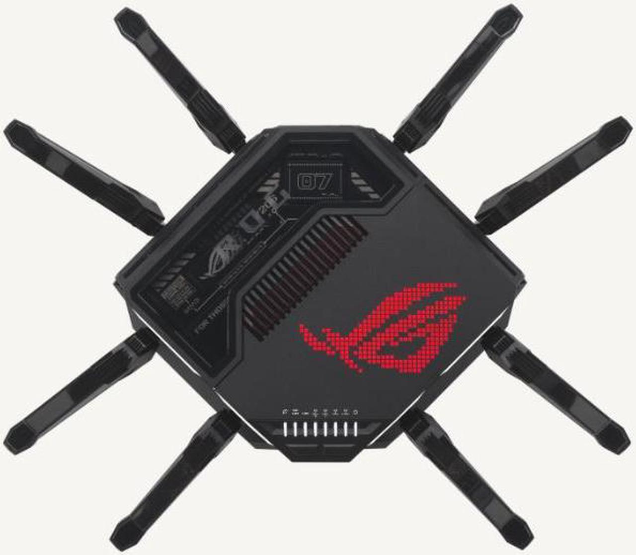 Alt view image 6 of 8 - ASUS ROG Rapture GT-BE98 PRO First Quad-Band WiFi 7 Gaming Router supports 320MHz, Dual 10G Port, Triple-level Game Acceleration, Mobile Game Mode, Subscription-Free Security, AiMesh, and VPN features