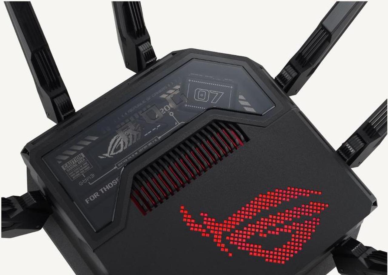 Alt view image 9 of 8 - ASUS ROG Rapture GT-BE98 PRO First Quad-Band WiFi 7 Gaming Router supports 320MHz, Dual 10G Port, Triple-level Game Acceleration, Mobile Game Mode, Subscription-Free Security, AiMesh, and VPN features