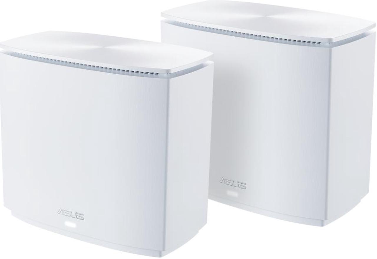 ASUS ZenWiFi AX Hybrid(XC5) AX3000 + MoCA 2.5 Mesh WiFi 6 System (2pk) - Whole Home Coverage up to 3,500 Sq.Ft. & 4+ Rooms for Thick Walls, AiMesh, Free Lifetime Security, Easy Setup