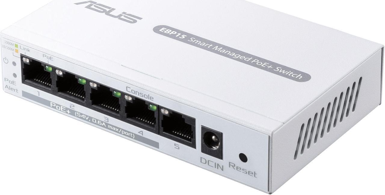 ASUS ExpertWiFi EBP15 PoE+ Switch w/ Smart App