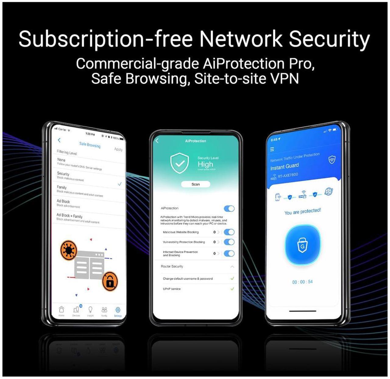 Alt view image 5 of 9 - ASUS ZenWiFi BT10 Tri-band WiFi 7 Mesh, 18 Gbps, 6000 sq.ft (2pk), Dual 10G Ports, Security and Parental Controls Included, Smart Home Master SSIDs, 4G & 5G Mobile Tethering