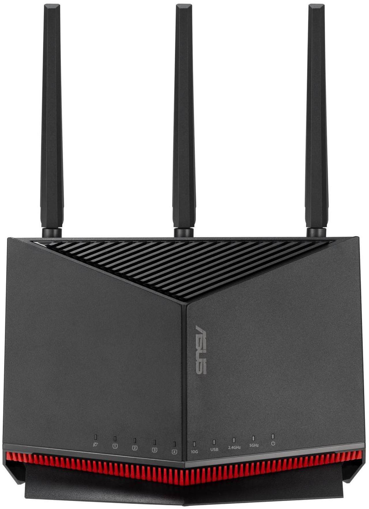 Main image of ASUS RT-BE86U BE6800 Dual-Band WiFi 7 Router, Supports 4096-QAM, MLO, AI WAN Detection, AiMesh, Subscription-Free Network Security, and Comprehensive VPN Features, Guest Network Pro, Gaming