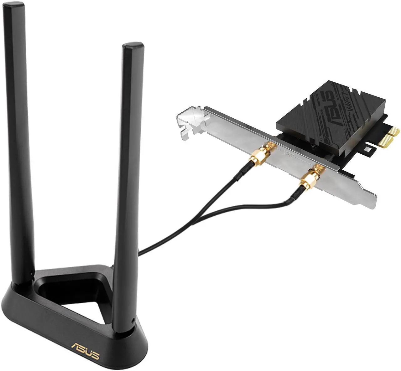 Alt view image 4 of 4 - ASUS BE6500 Tri Band PCI-E WiFi 7 (802.11be), Bluetooth 5.4, WPA3 network security, OFDMA and MU-MIMO, Multi-link Operation