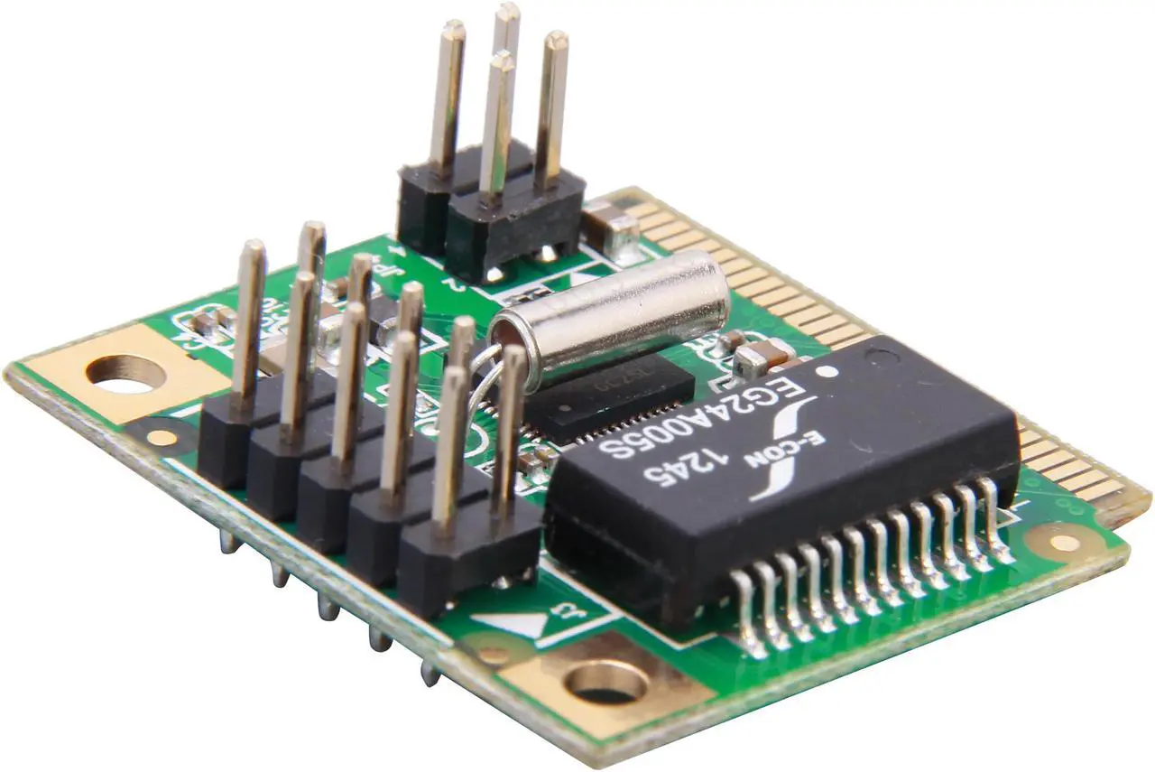 Alt view image 6 of 6 - SYBA SD-MPE24031 Gigabit Ethernet Card with RJ-45 Port Bracket 10/100/1000Mbps Mini PCI Express 1 x RJ45