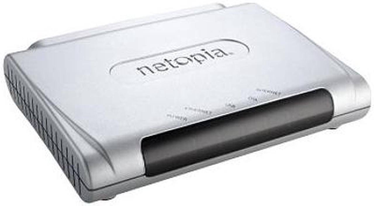 Main image of netopia 2200 Series 2241N-VGx Cost-effective ADSL2+ Gateways for Residential and SOHO Deployments 1 x RJ45 1 x USB 1.1 ANSI T1.413 Issue 2 ITU 992.1 (G.dmt) Annex A, B, 992.2 (G.lite), 992.3 ADSL2 (G.dmt.bis), 992.4 ADSL2(G.lite.bis) 992.5