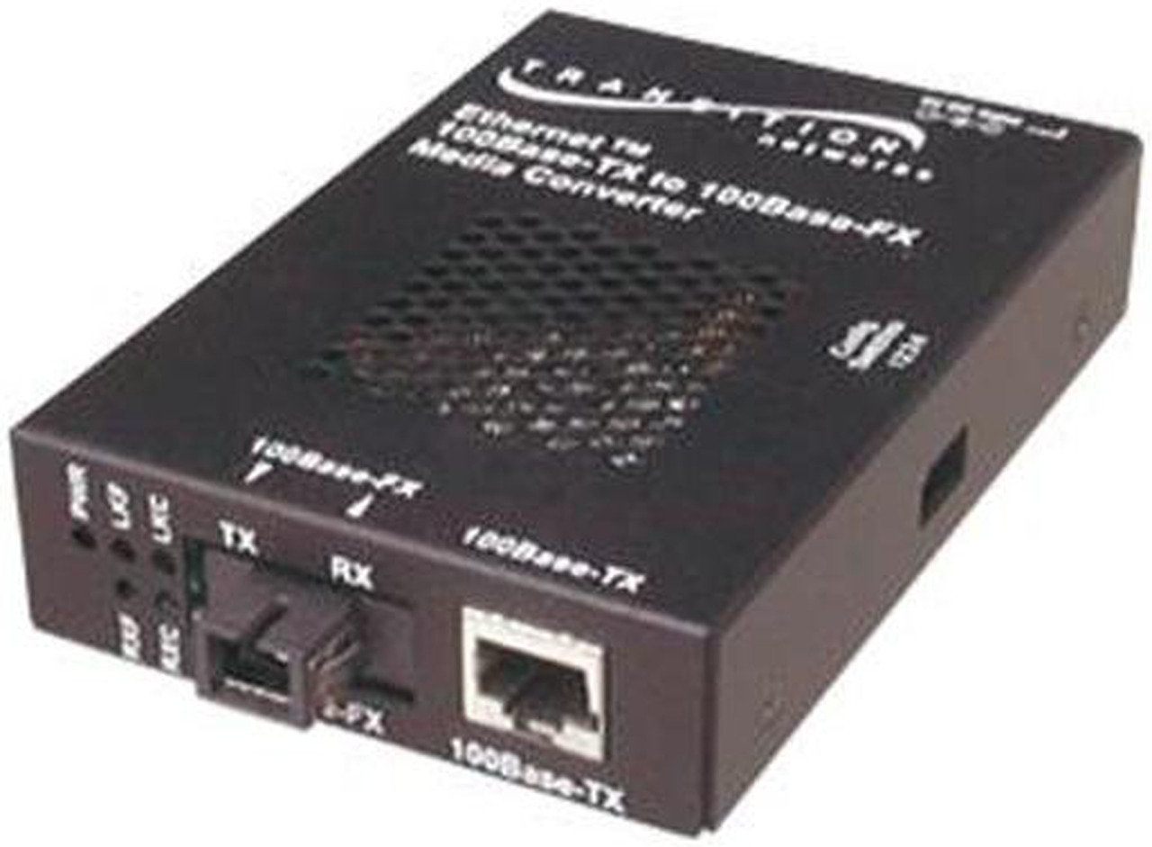 TRANSITION E-100BTX-FX-05(SM)NA Fast Ethernet 100BASE-TX to 100BASE-FX ...