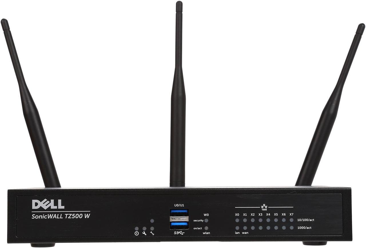 Alt view image 3 of 7 - SonicWall 01-SSC-0446 TZ500 Wireless-AC Gen 6 Firewall TotalSecure 1Yr Support