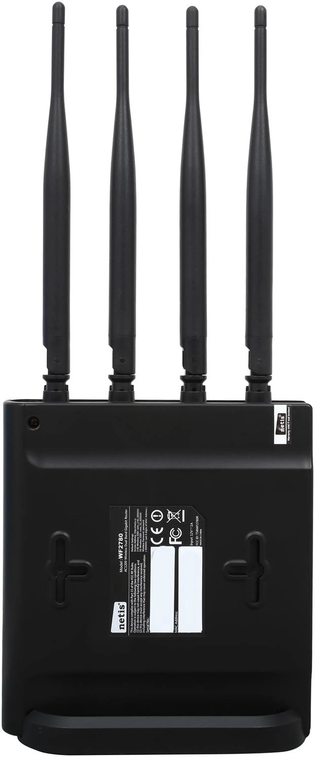Alt view image 5 of 6 - Netis Wireless AC1200 High Gain All-in-One Dual Band Gigabit Router Repeater Client with Four Enhanced 5 dBi Antennas (WF2780)