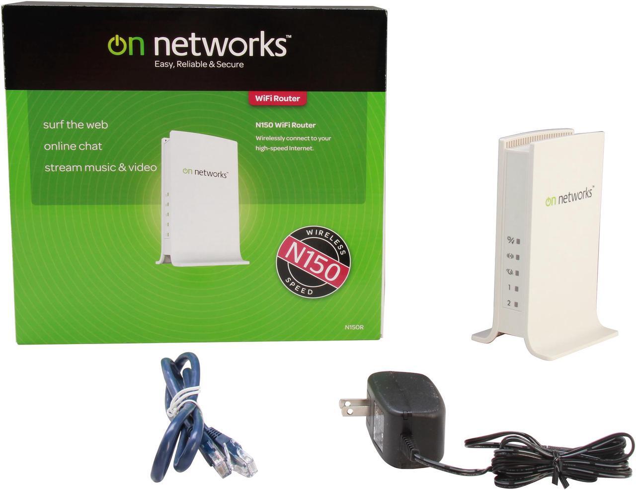 Alt view image 7 of 6 - On Networks N150 Wireless Router, Open Source Ready - N150R