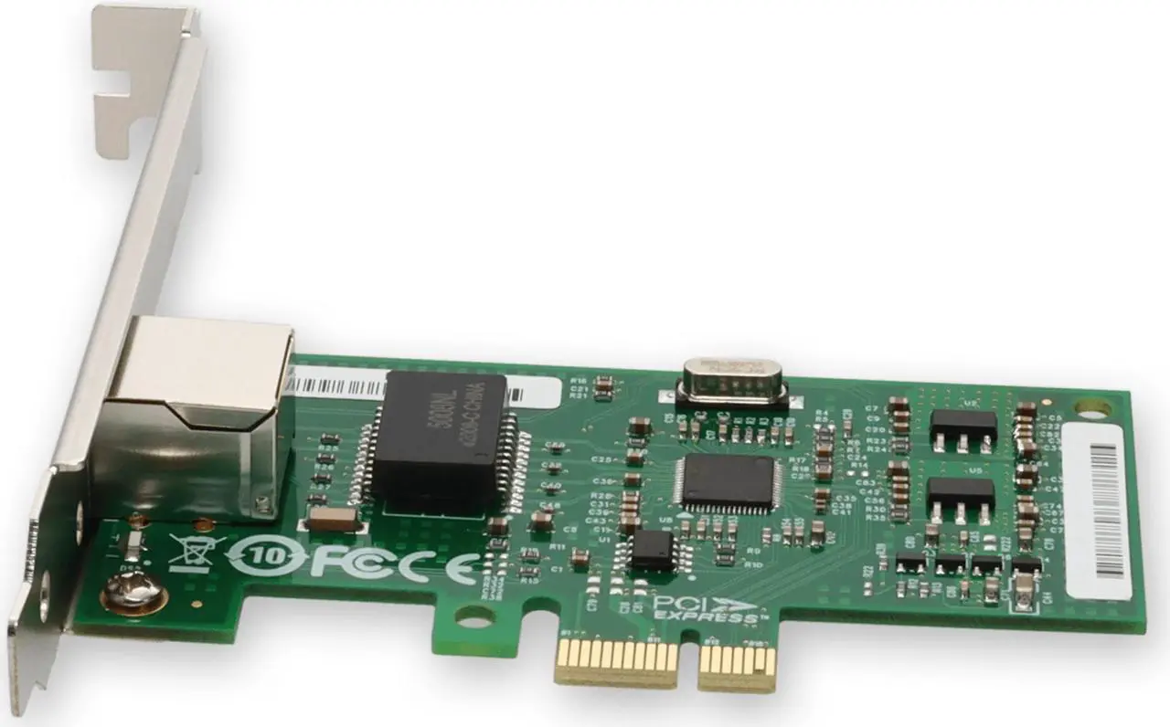 Alt view image 2 of 8 - Intel® I210T1 Comparable 10/100/1000Mbs Single RJ-45 Port 100m PCIe 2.0 x4 Network Interface Card