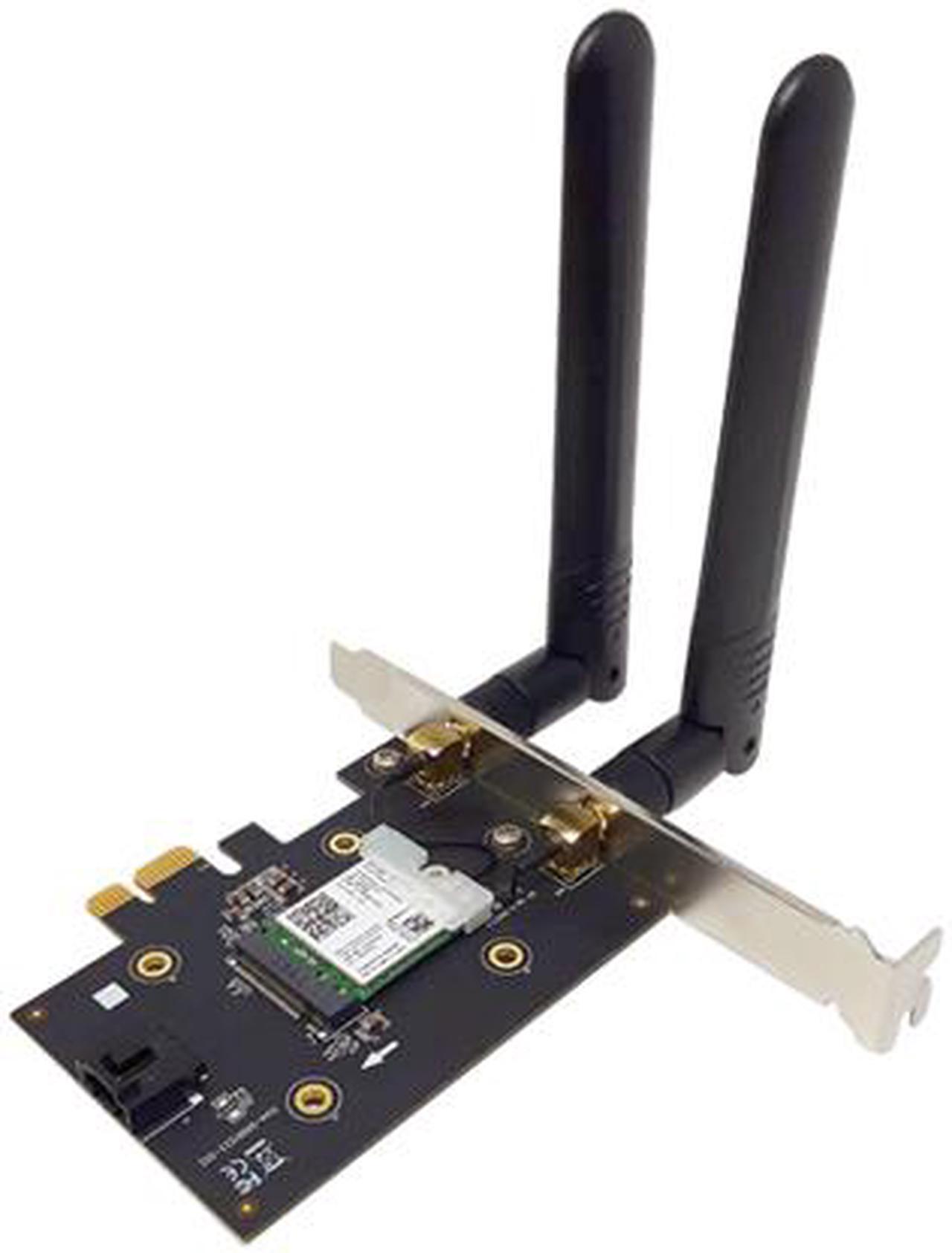 Alt view image 2 of 6 - Intel Rivet Networks Killer AX1650 PCI Express Card - Up to 2.4 Gbps of Wireless Throughput