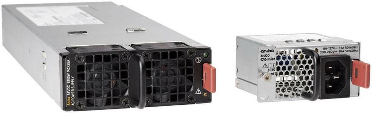 HPE R0X35A#ABA Aruba 6400 1800W Power Supply with C16 Inlet Adapter