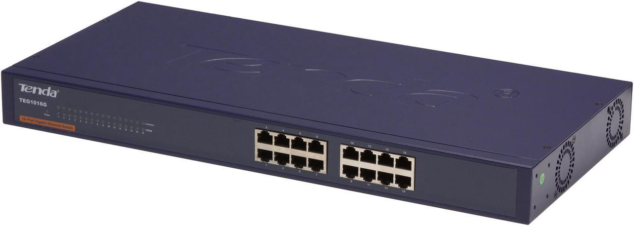 Tenda TEG1016G Unmanaged 16-Port Gigabit Ethernet Switch