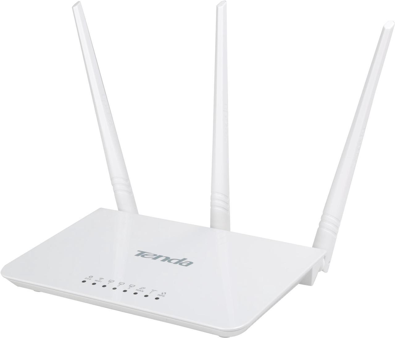 TENDA F3 Wireless N300 Home Router, 300 Mbps, IP QoS, WPS Button