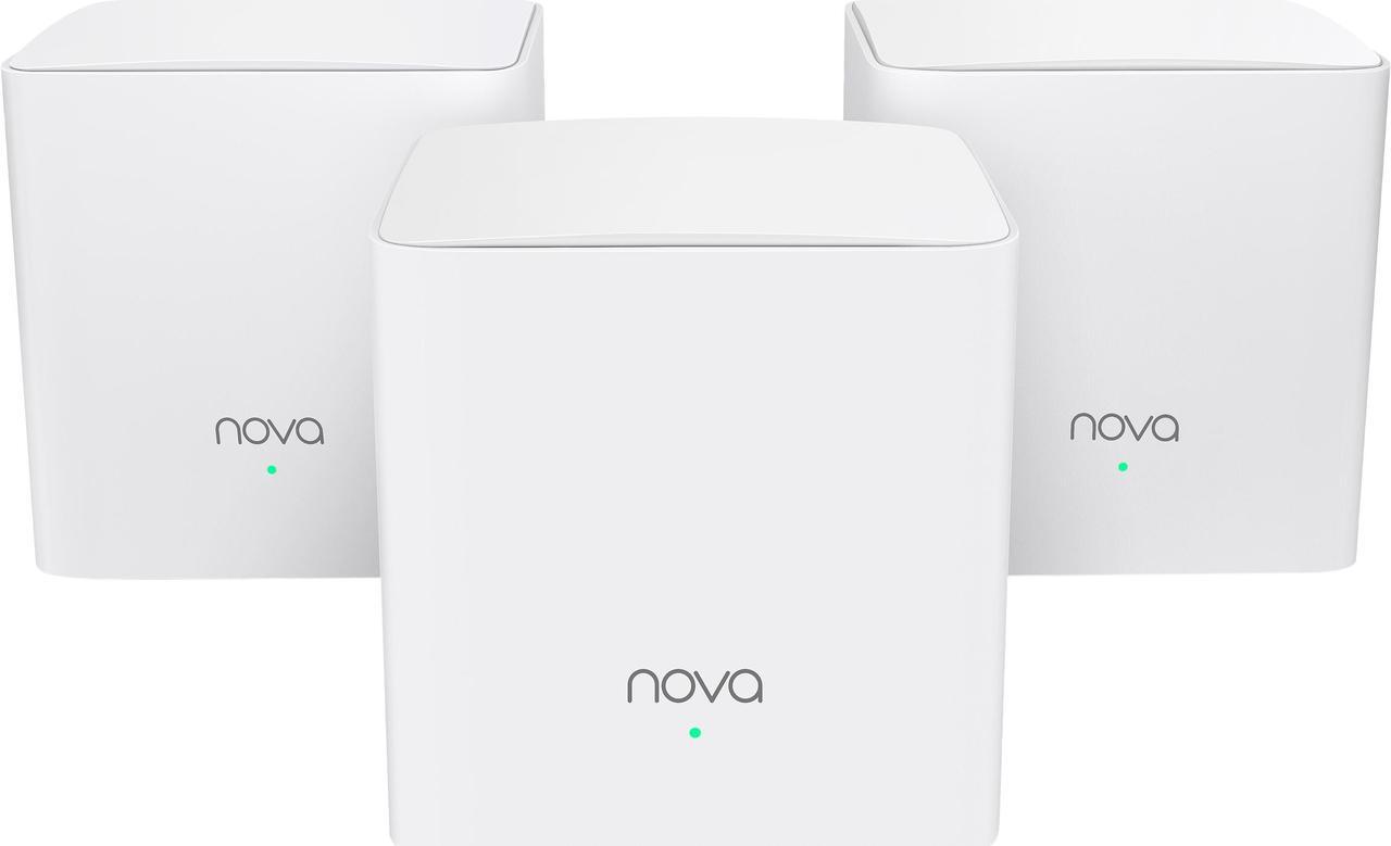 Main image of Tenda NOVA Whole Home Mesh WiFi System - Replaces Gigabit AC WiFi Router and Extenders, Dual Band, Works with Amazon Alexa, Built for Smart Home, Up to 3,500 Sq. Ft. Coverage (MW5s 3-Pack)