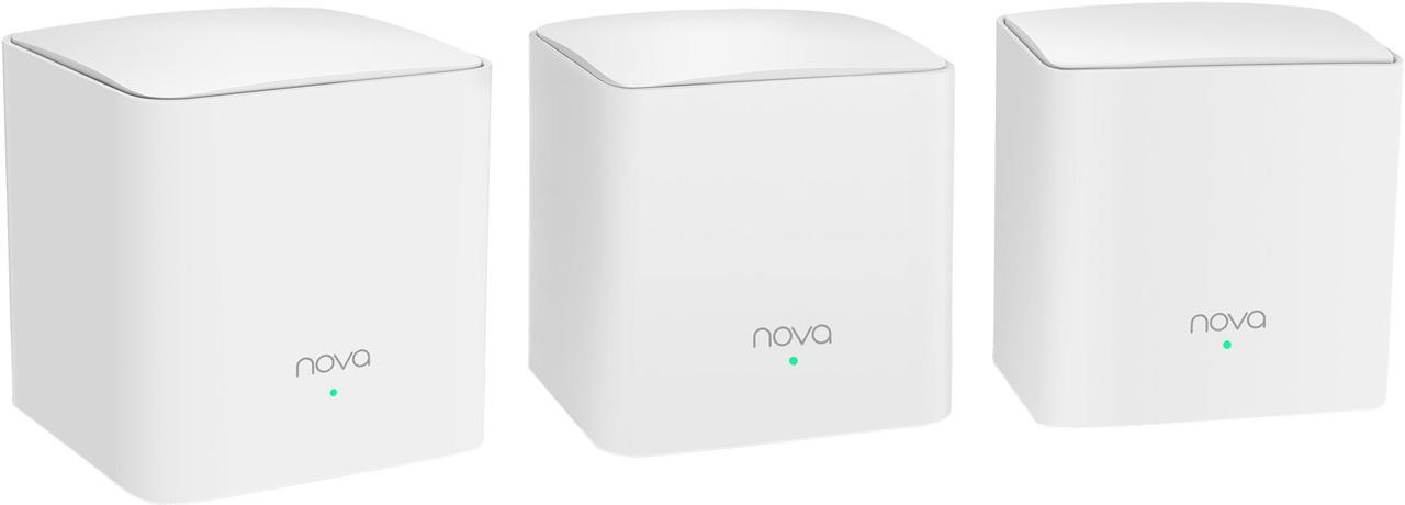 Alt view image 2 of 6 - Tenda NOVA Whole Home Mesh WiFi System - Replaces Gigabit AC WiFi Router and Extenders, Dual Band, Works with Amazon Alexa, Built for Smart Home, Up to 3,500 Sq. Ft. Coverage (MW5s 3-Pack)
