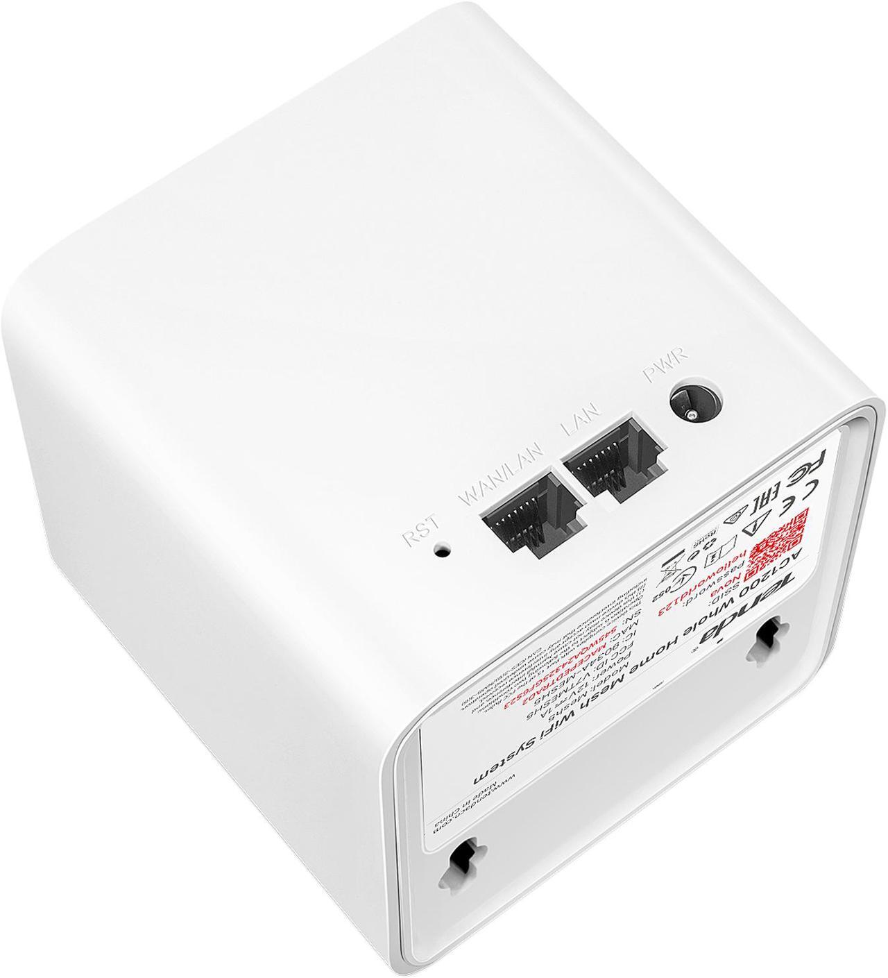 Alt view image 5 of 6 - Tenda NOVA Whole Home Mesh WiFi System - Replaces Gigabit AC WiFi Router and Extenders, Dual Band, Works with Amazon Alexa, Built for Smart Home, Up to 3,500 Sq. Ft. Coverage (MW5s 3-Pack)