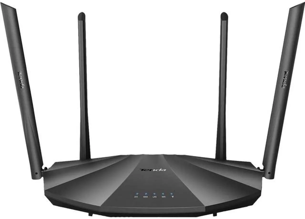 Main image of Tenda AC2100 Smart WiFi Router AC19 - Dual Band Gigabit Wireless (up to 2033 Mbps) Internet Router for Home | 4 LAN Ports+1 USB Port | 4X4 MU-MIMO Technology | Parental Control Compatible with Alexa