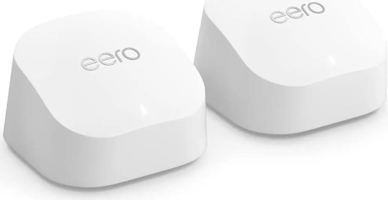 Alt view image 2 of 7 - eero 6+ AX3000 Dual-Band Mesh Wi-Fi 6 System (2-pack)