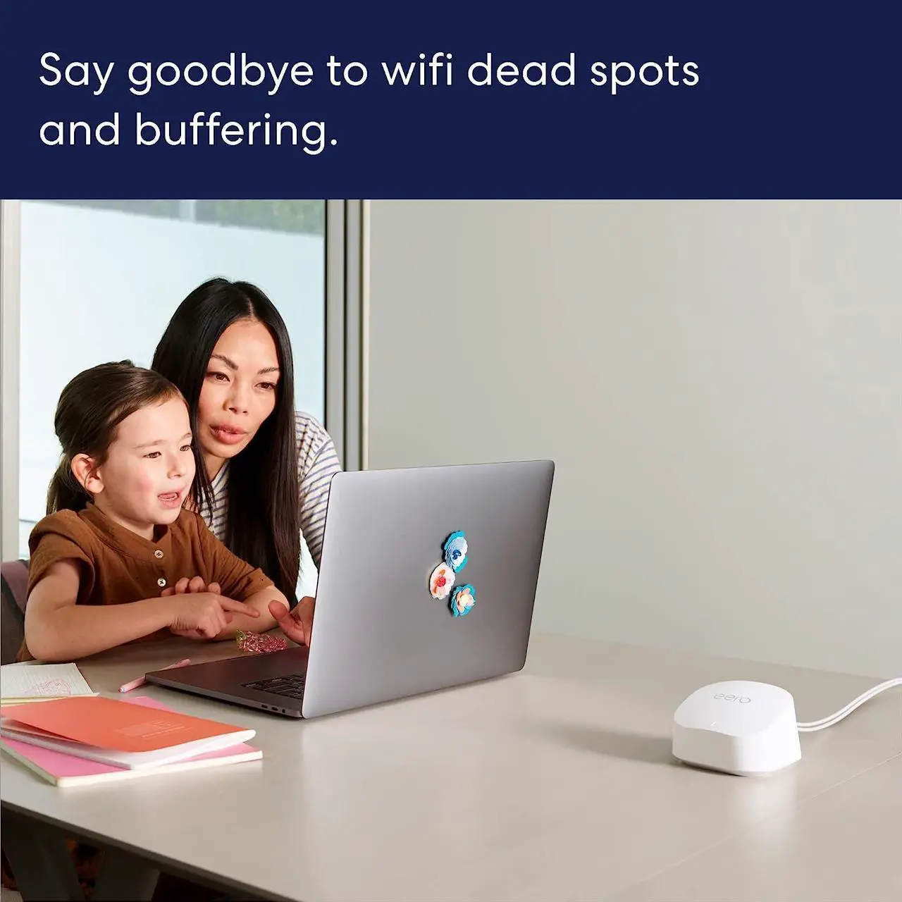 Alt view image 3 of 7 - eero 6+ AX3000 Dual-Band Mesh Wi-Fi 6 System (2-pack)