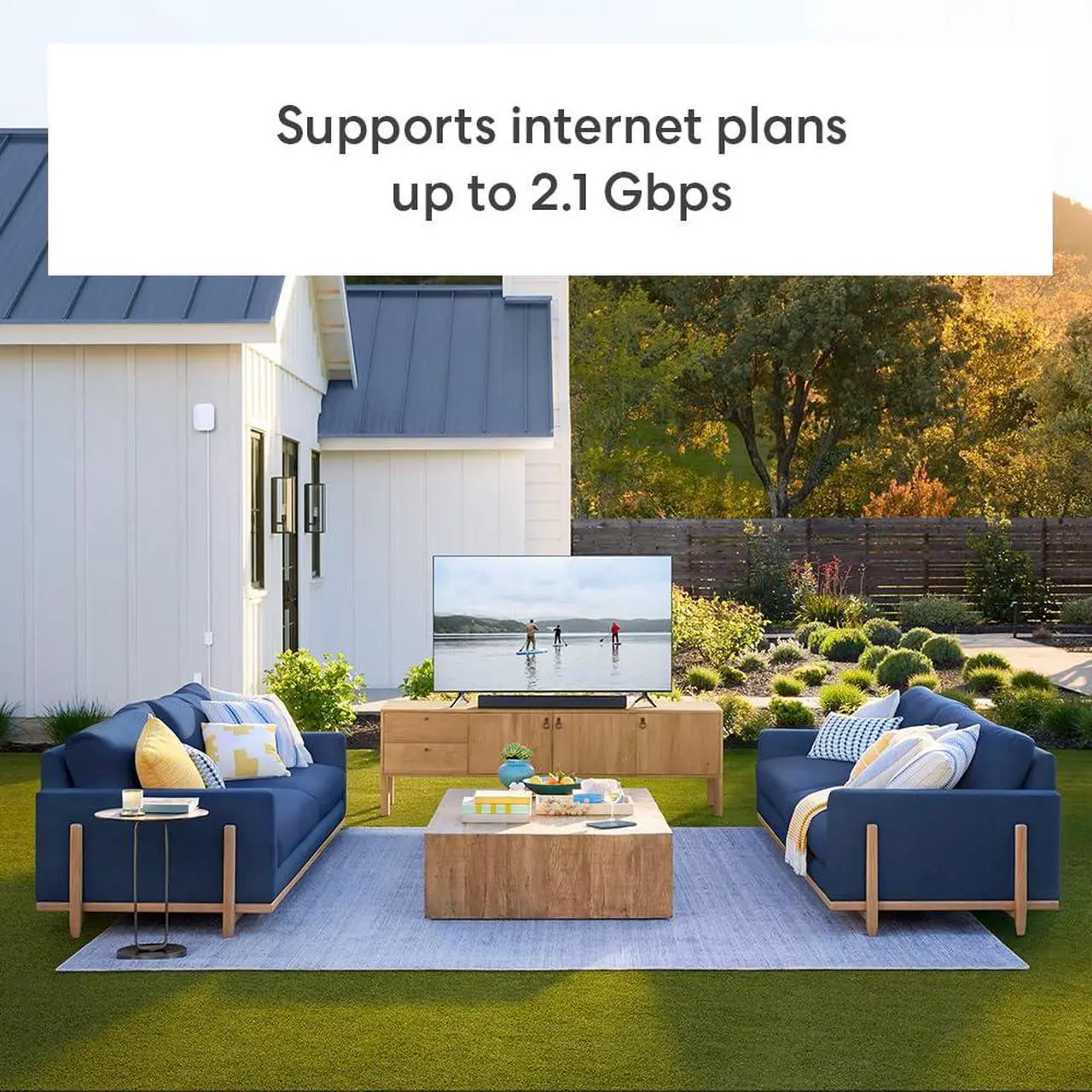 Alt view image 5 of 5 - EERO Outdoor 7, PoE mesh wi-fi router, 1-pack