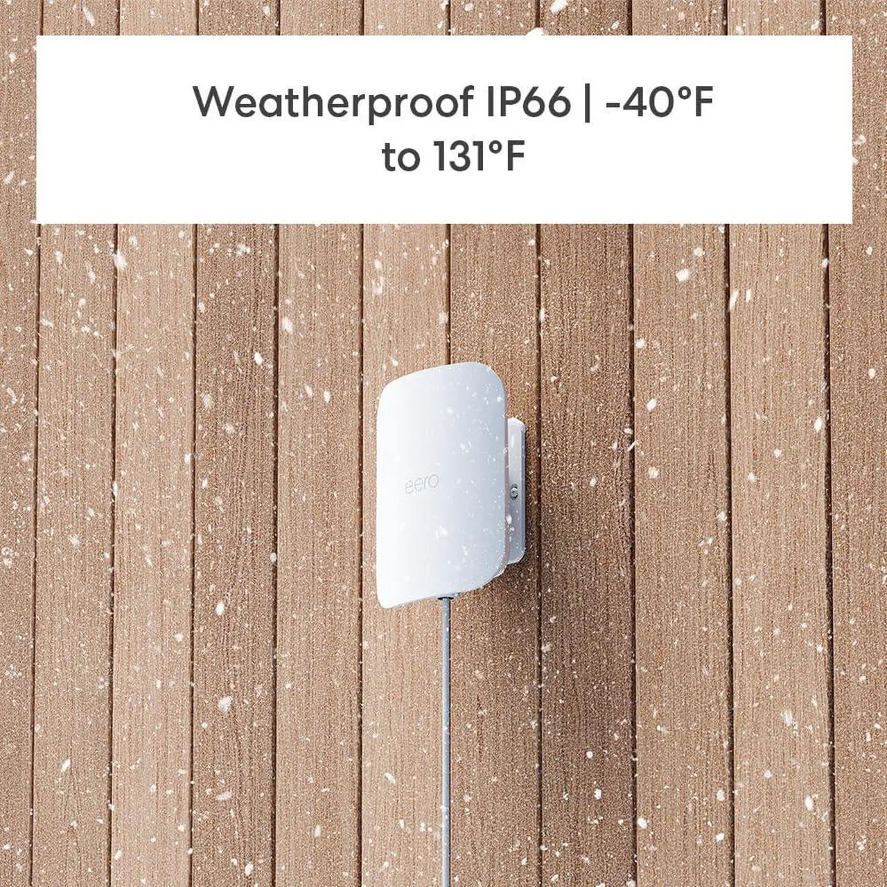 Alt view image 4 of 5 - EERO Outdoor 7, PoE mesh wi-fi router, 1-pack
