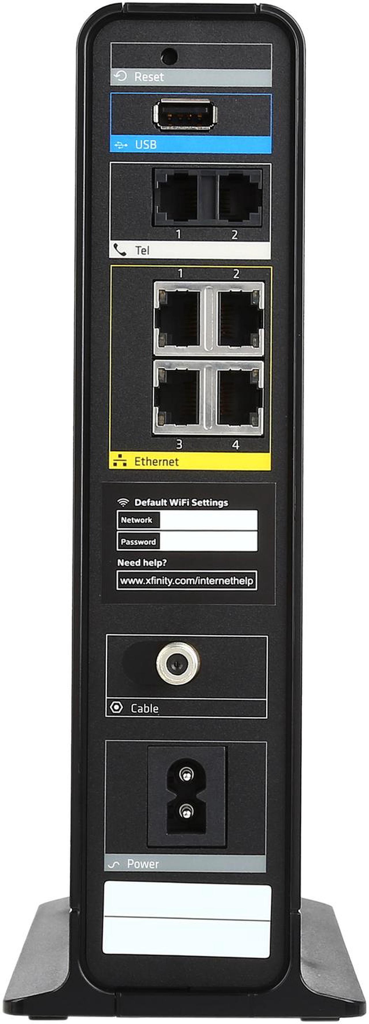 Alt view image 5 of 8 - ARRIS TG862G-CT DOCSIS 3.0 Residential Cable Modem & N300 Gigabit Wireless Router/ 2-Voice Lines for Comcast Xfinity