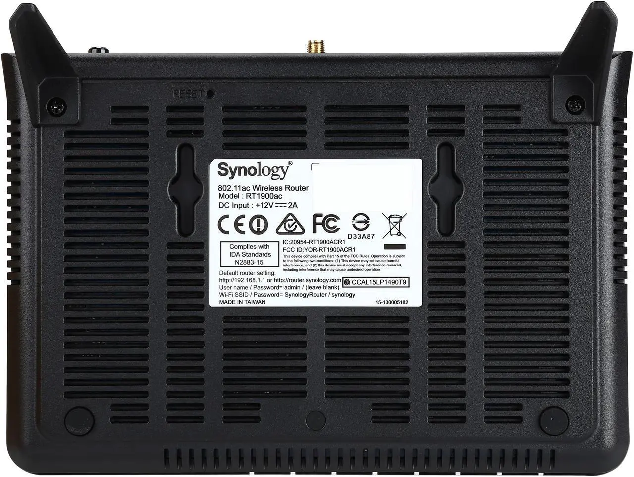 Alt view image 7 of 7 - Synology RT1900ac AC1900 Wireless Dual Band Gigabit Router