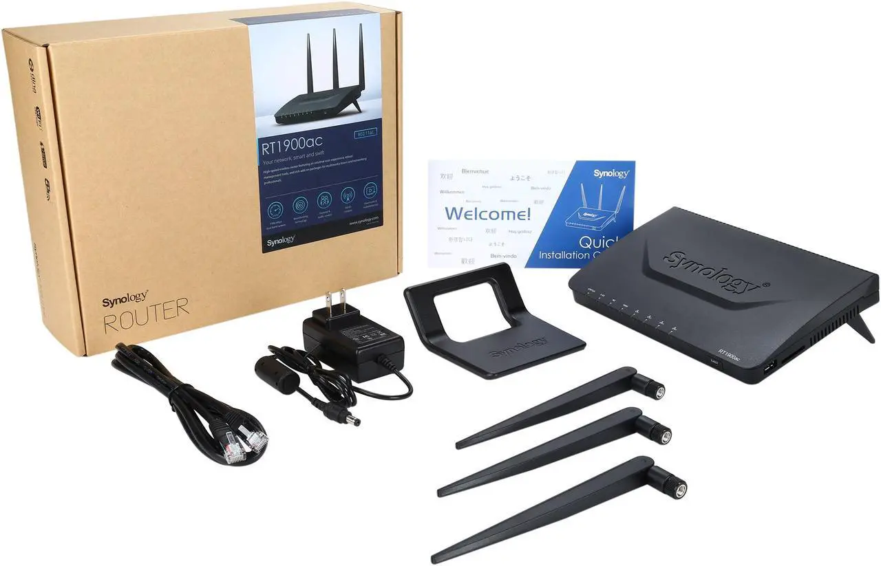 Alt view image 8 of 7 - Synology RT1900ac AC1900 Wireless Dual Band Gigabit Router