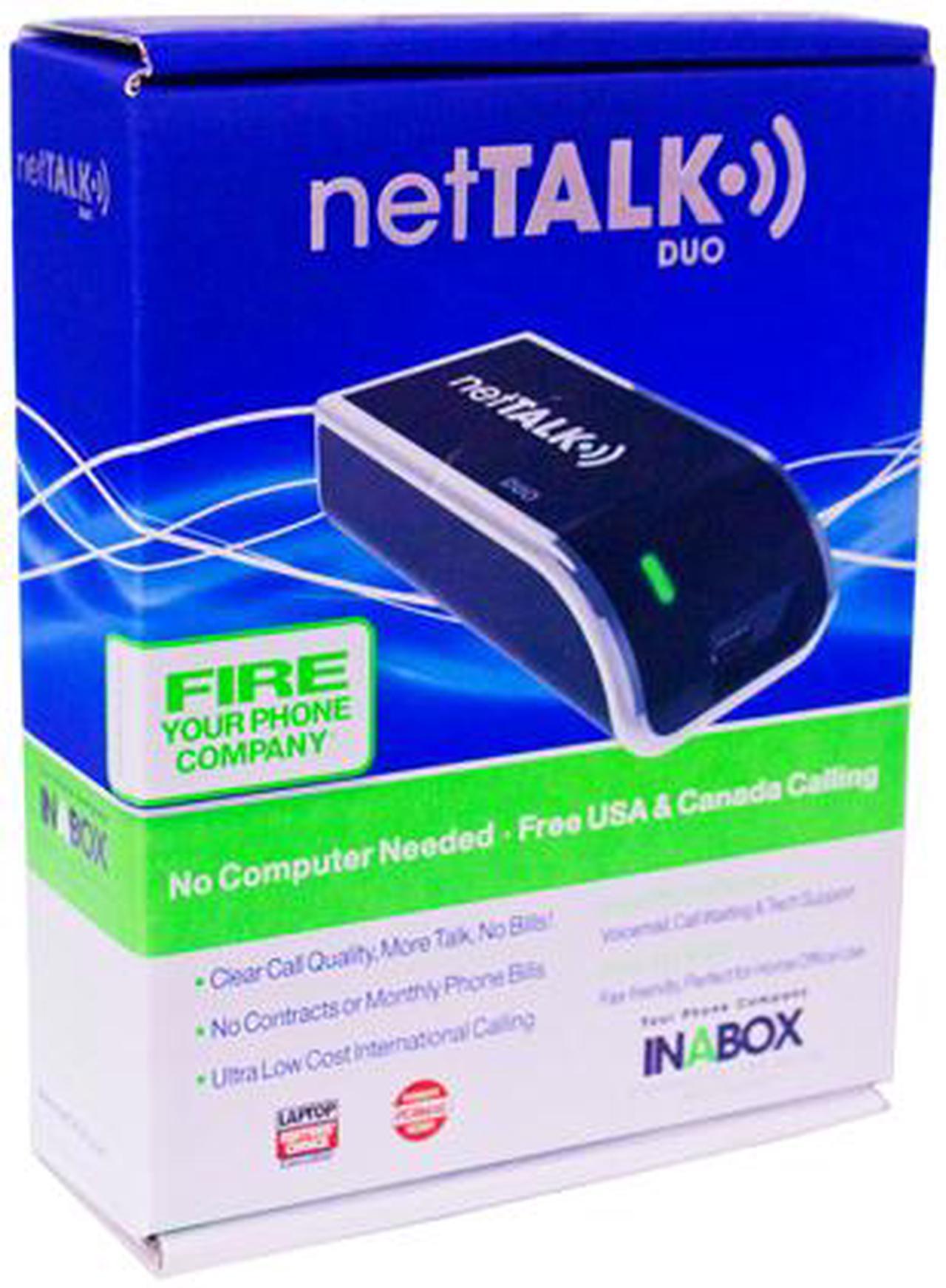 netTALK DUOCA VOIP Telephone free USA and Canada Calling