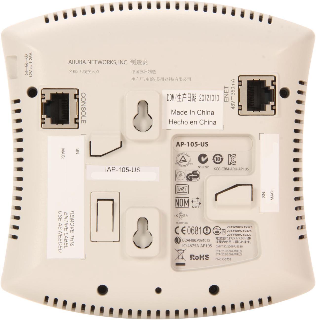 Alt view image 3 of 4 - HPE Instant On IAP-105-US Wireless AP