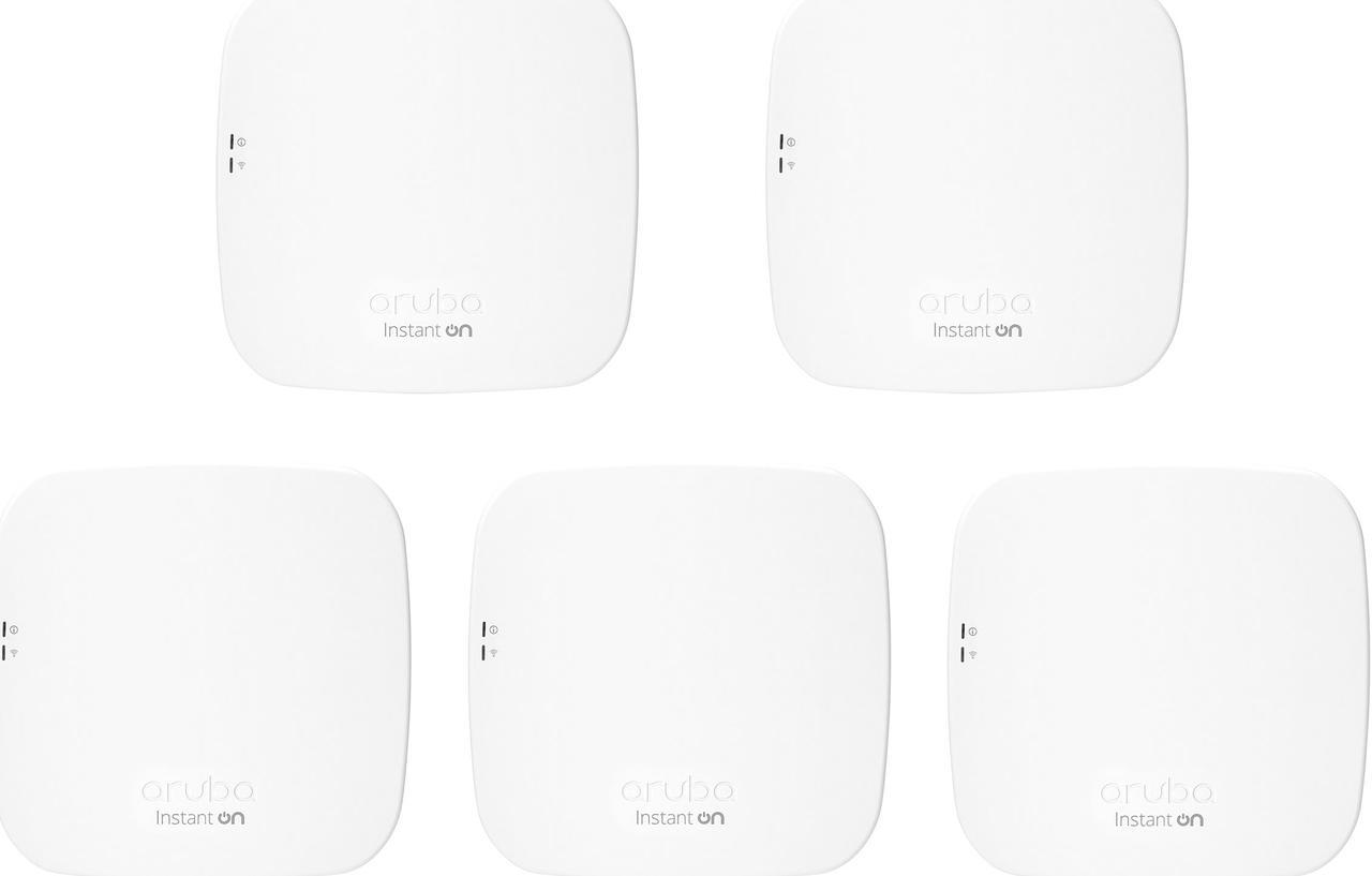 Main image of HPE Instant On R2X00A-KIT Instant On AP12 (US) 3x3 11ac Wave2 Indoor Access Point (5 Pack)