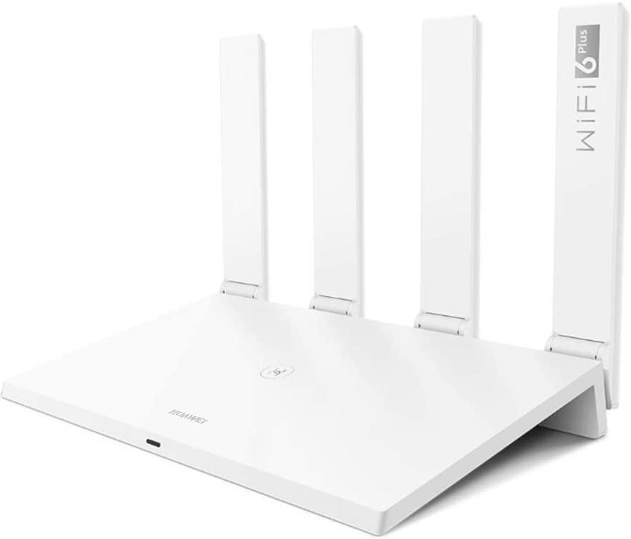 HUAWEI WiFi AX3 Quad Core Router with Wi-Fi 6 Plus, Speed up to 3000 Mbps, Quad-Core 1.4GHz CPU, 160 MHz frequency bandwidth, supports 1024-QAM (Canada Warranty)