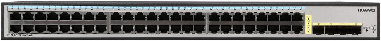 Alt view image 3 of 5 - HUAWEI S1700-52GFR-4P-AC Managed Switch