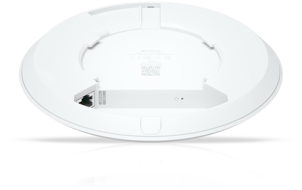 Alt view image 5 of 5 - Ubiquiti U7 Lite, Compact Ceiling-Mounted Wi-Fi 7 Access Point (U7-Lite)