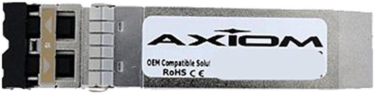 Axiom SFP+ Transceiver Modules are certified 100% compliant in all OEM applications. They are pre-configured with an application specific code to meet the requirement set forth by the router and switch OEMs. Axiom compatible transceivers pe