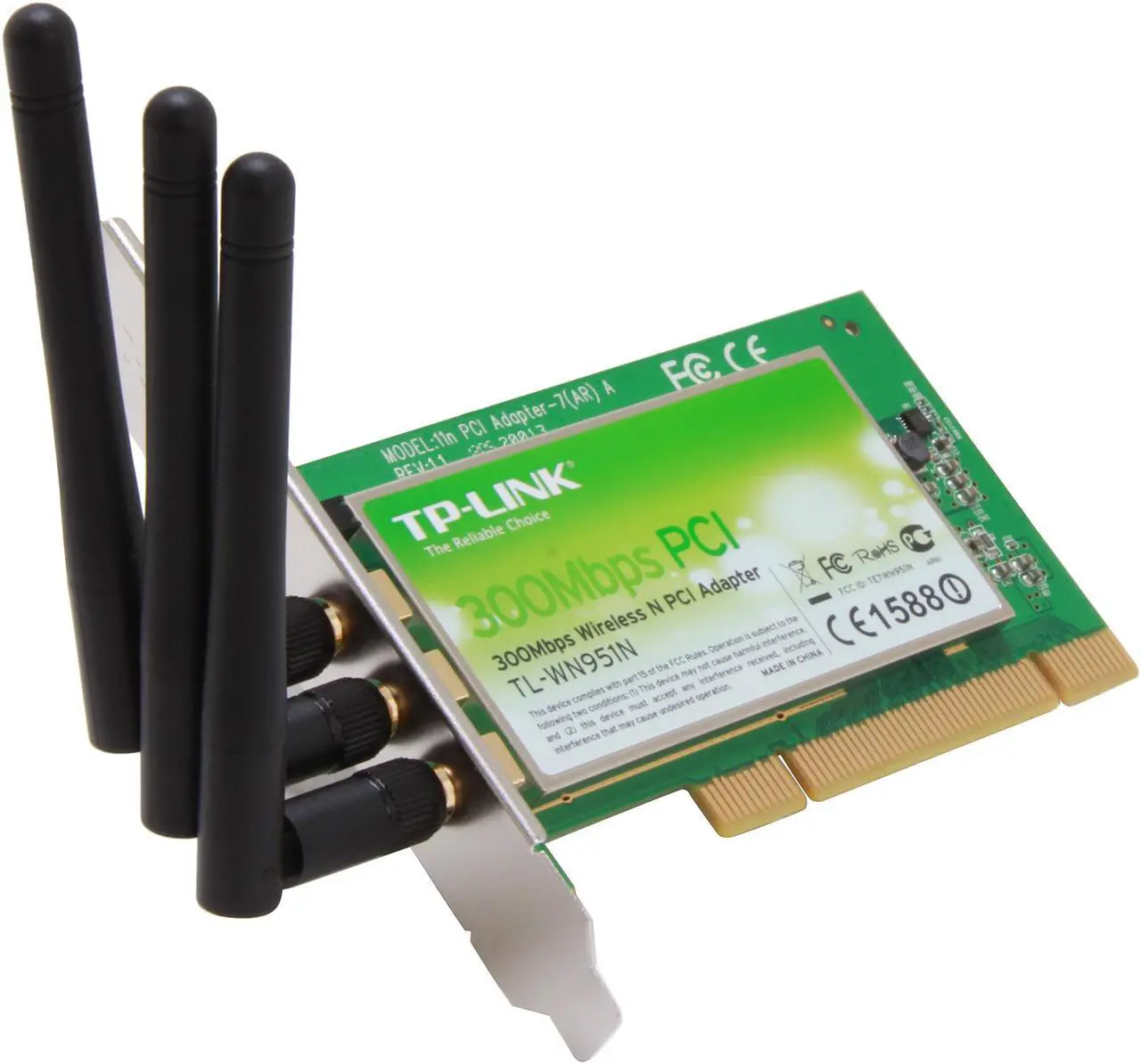 TP-Link TL-WN951N 32bit PCI Wireless N Adapter - Newegg.com