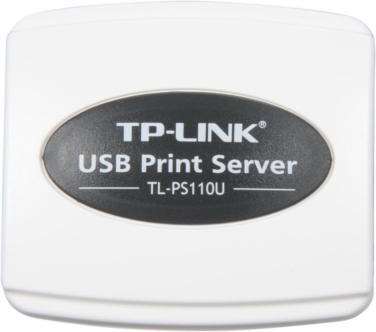 Alt view image 2 of 5 - TP-Link TL-PS110U Fast Ethernet Print Server RJ45 USB 2.0