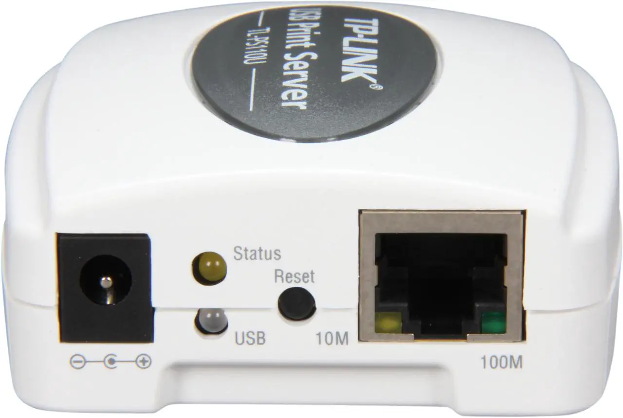 Alt view image 3 of 5 - TP-Link TL-PS110U Fast Ethernet Print Server RJ45 USB 2.0