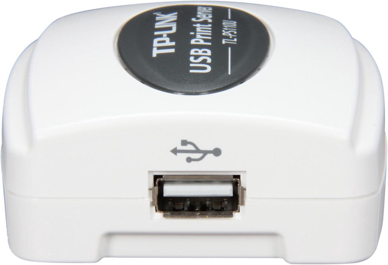 Alt view image 4 of 5 - TP-Link TL-PS110U Fast Ethernet Print Server RJ45 USB 2.0