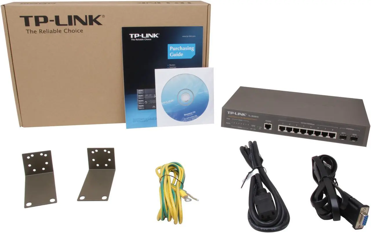 Alt view image 5 of 4 - TP-Link JetStream TL-SG3210 Managed 8-Port Gigabit L2 Lite Managed Switch
