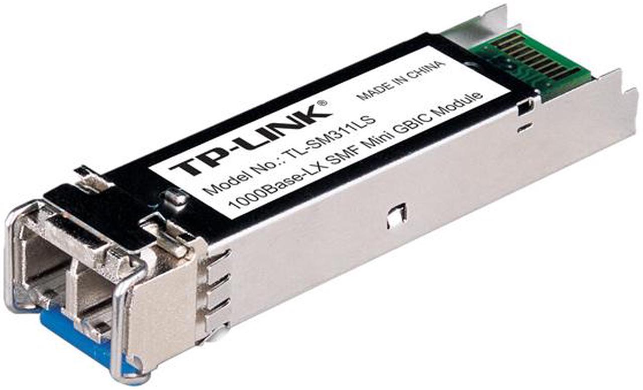 TP-Link Gigabit SFP Module | 1000Base-LX Single-mode Fiber Mini GBIC Module | Plug and Play | LC/UPC Interface | Up to 10km Distance (TL-SM311LS)