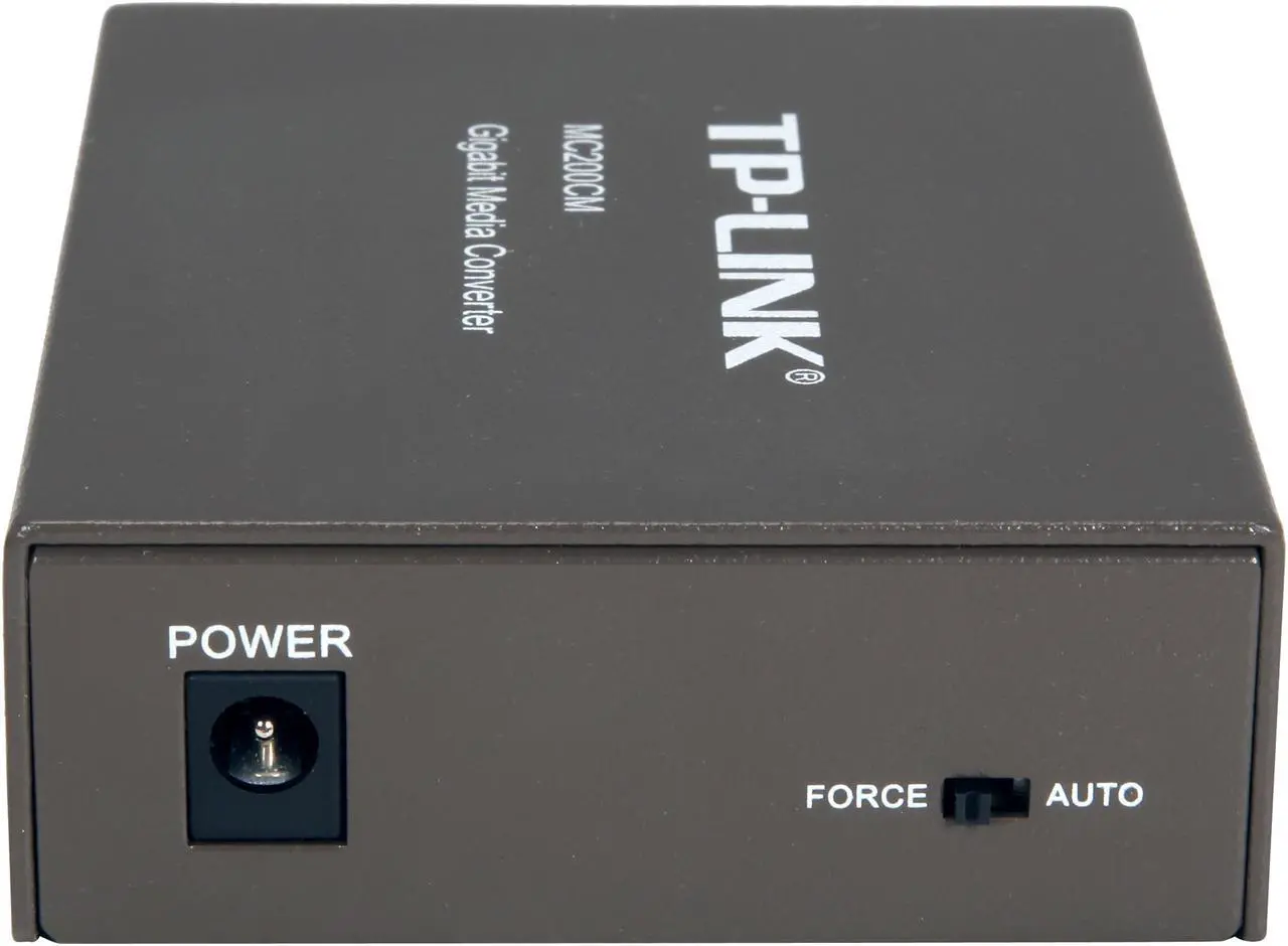 Alt view image 4 of 5 - TP-Link Gigabit SFP to RJ45 Fiber Media Converter, Fiber to Ethernet Converter 10/100/1000Mbps RJ45 Port to 1000Base-SX Multi-Mode Fiber (MC200CM) Black