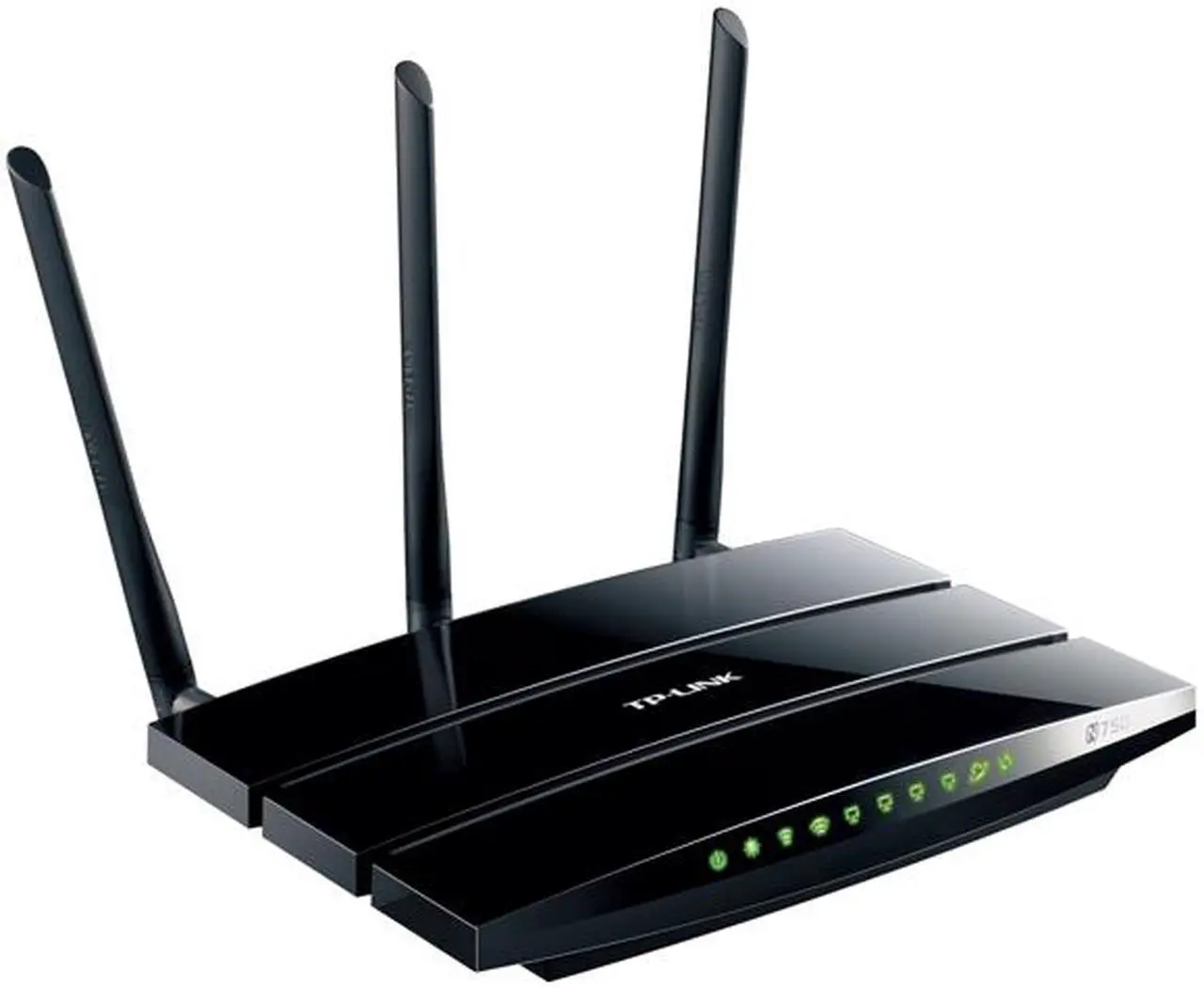 Alt view image 2 of 6 - TP-LINK TL-WDR4300 Dual Band Wireless N750 Router, Gigabit, 2.4GHz 300Mbps+5GHz 450Mbps, 2 USB port, IP QoS, Wireless On/Off Switch