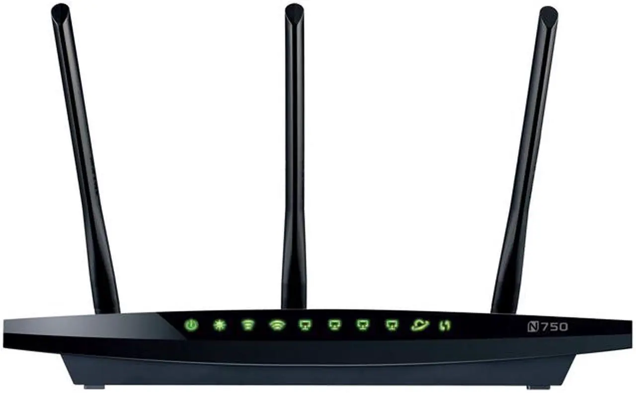 Alt view image 4 of 6 - TP-LINK TL-WDR4300 Dual Band Wireless N750 Router, Gigabit, 2.4GHz 300Mbps+5GHz 450Mbps, 2 USB port, IP QoS, Wireless On/Off Switch