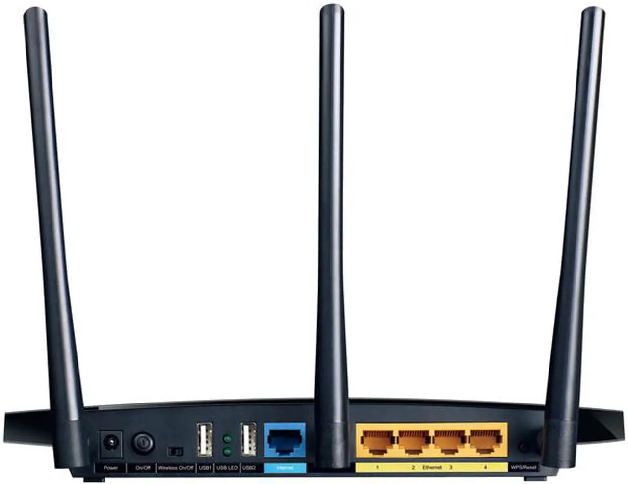 Alt view image 5 of 6 - TP-LINK TL-WDR4300 Dual Band Wireless N750 Router, Gigabit, 2.4GHz 300Mbps+5GHz 450Mbps, 2 USB port, IP QoS, Wireless On/Off Switch
