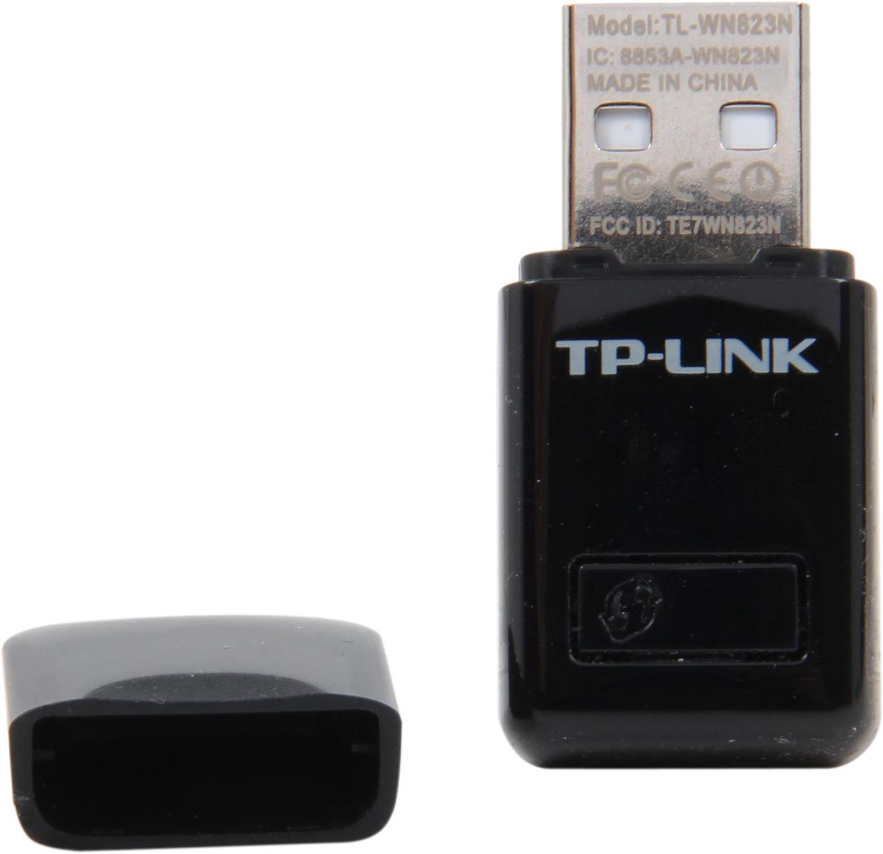 Alt view image 4 of 6 - TP-LINK TL-WN823N Wireless N300 Mini USB Adapter, 300 Mbps, w/ WPS Button, IEEE 802.11 b/g/n, WEP / WPA / WPA2, Plug & Play in Windows 10 (32-bit & 64-bit)