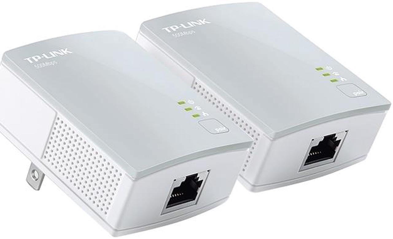 TP-Link AV600 Powerline Ethernet Adapter(TL-PA4010 KIT)- Plug&Play, Power Saving, Nano Powerline Adapter, Expand Home Network with Stable Connections