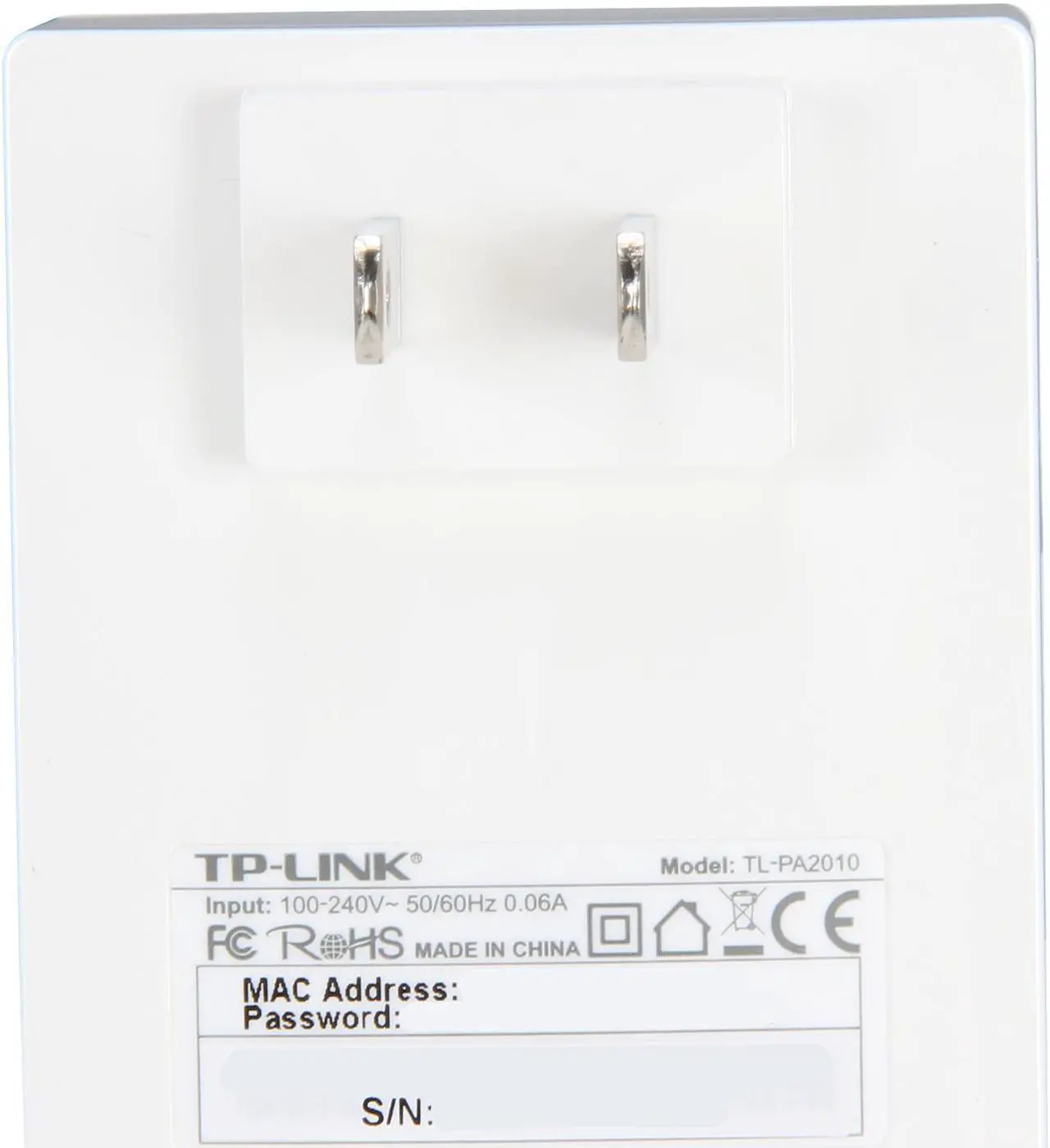 Alt view image 2 of 4 - TP-Link TL-PA2010 AV200 Nano Powerline Adapter Up to 200Mbps